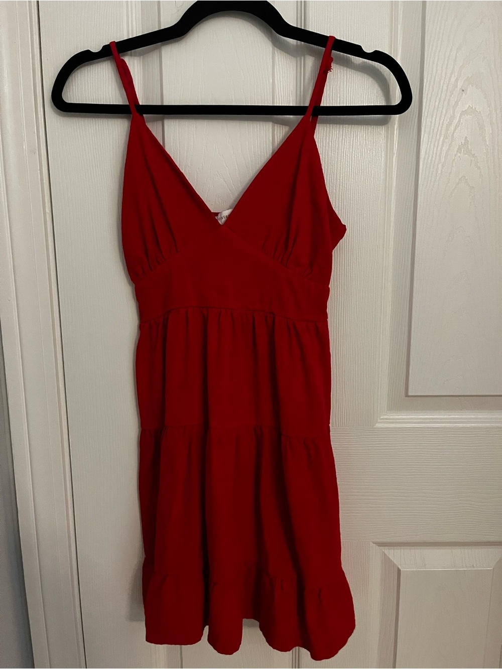 Red Spaghetti Strap Sundress